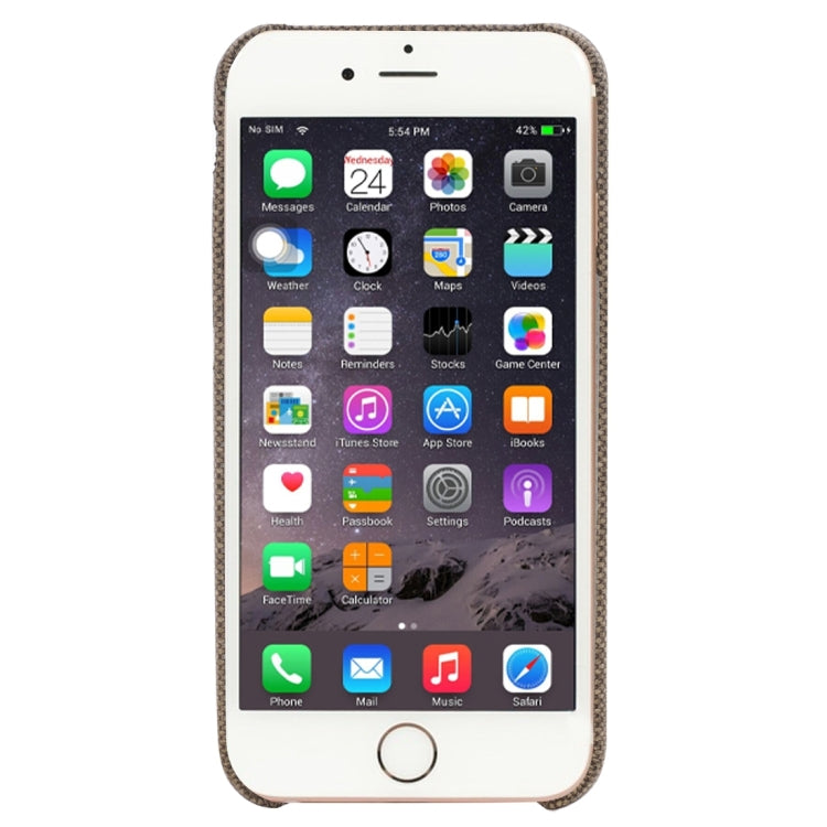 For iPhone 6 Plus & 6s Plus Jeans Pocket Texture Protective Back Case with Card Slot