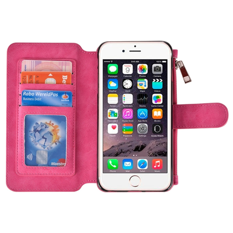For iPhone 6 Plus & 6s Plus Wallet Style Horizontal Flip Leather Case with Crad Slots & Wallet & Photo Frame