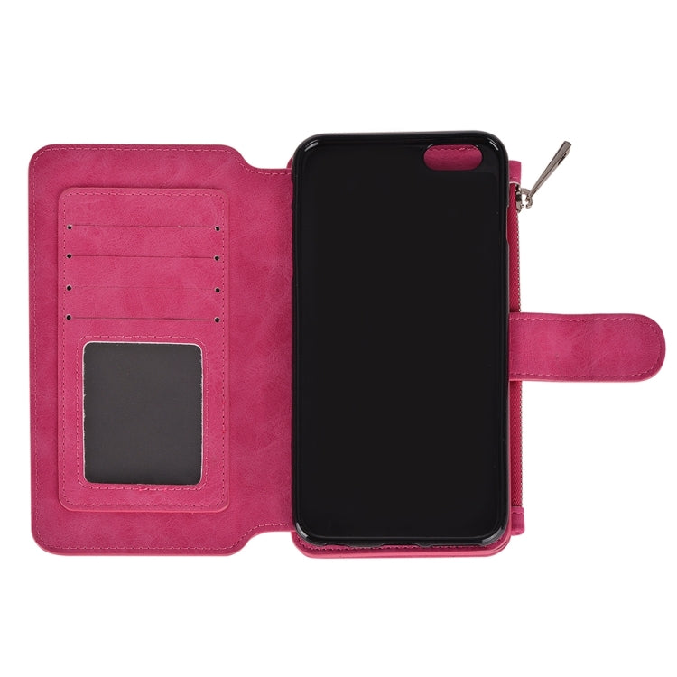 For iPhone 6 Plus & 6s Plus Wallet Style Horizontal Flip Leather Case with Crad Slots & Wallet & Photo Frame