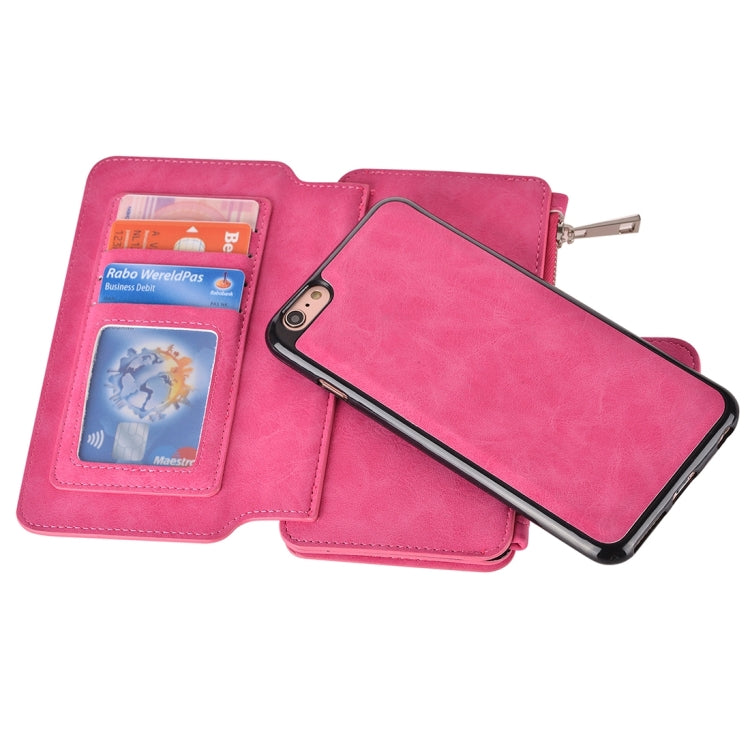 For iPhone 6 Plus & 6s Plus Wallet Style Horizontal Flip Leather Case with Crad Slots & Wallet & Photo Frame