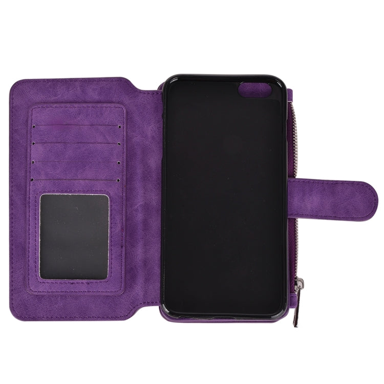 For iPhone 6 Plus & 6s Plus Wallet Style Horizontal Flip Leather Case with Crad Slots & Wallet & Photo Frame