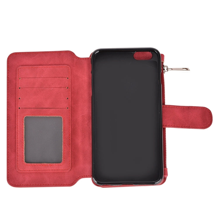 For iPhone 6 Plus & 6s Plus Wallet Style Horizontal Flip Leather Case with Crad Slots & Wallet & Photo Frame