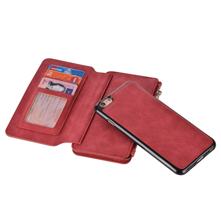 For iPhone 6 Plus & 6s Plus Wallet Style Horizontal Flip Leather Case with Crad Slots & Wallet & Photo Frame