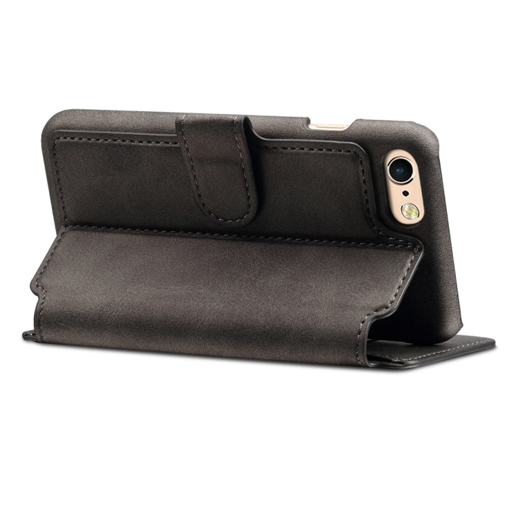 For iPhone 6 Plus & 6s Plus Cowhide Texture Horizontal Flip Leather Case with Holder & Card Slots & Wallet