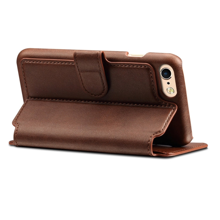 For iPhone 6 Plus & 6s Plus Cowhide Texture Horizontal Flip Leather Case with Holder & Card Slots & Wallet