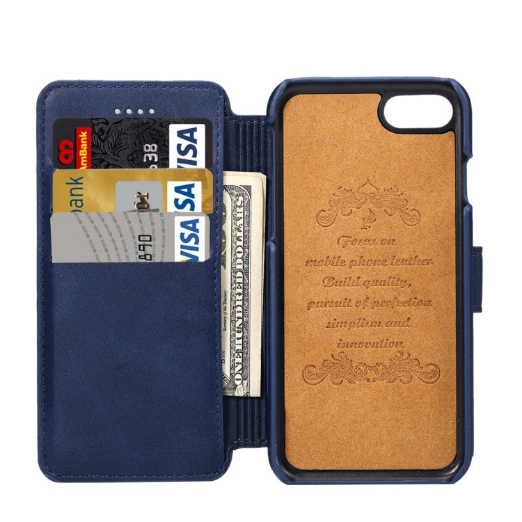 For iPhone 6 Plus & 6s Plus Cowhide Texture Horizontal Flip Leather Case with Holder & Card Slots & Wallet