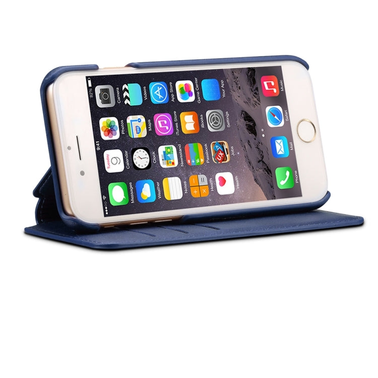 For iPhone 6 Plus & 6s Plus Cowhide Texture Horizontal Flip Leather Case with Holder & Card Slots & Wallet