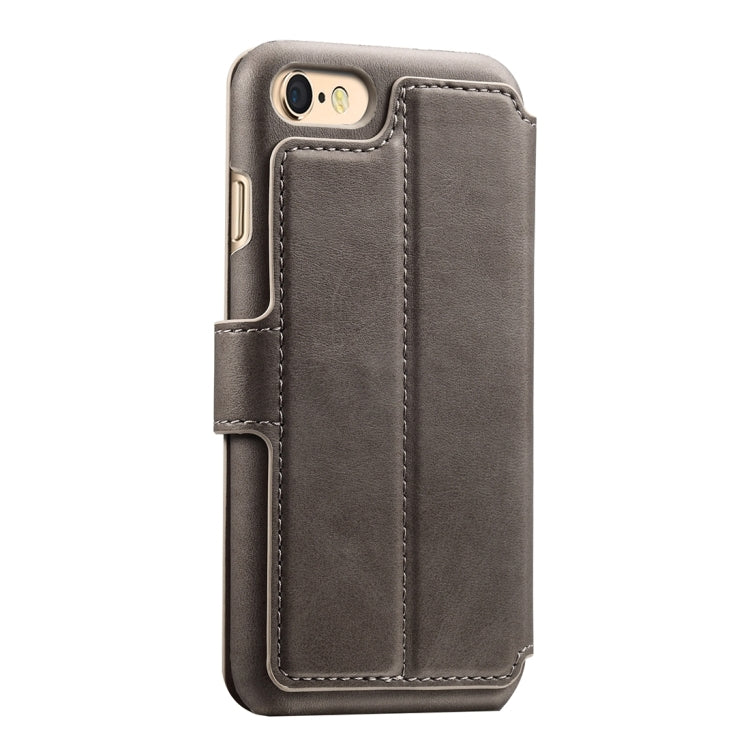 For iPhone 6 Plus & 6s Plus Cowhide Texture Horizontal Flip Leather Case with Holder & Card Slots & Wallet