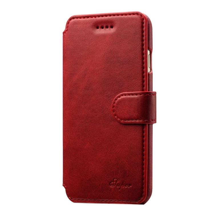 For iPhone 6 Plus & 6s Plus Cowhide Texture Horizontal Flip Leather Case with Holder & Card Slots & Wallet
