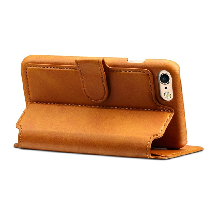 For iPhone 6 Plus & 6s Plus Cowhide Texture Horizontal Flip Leather Case with Holder & Card Slots & Wallet