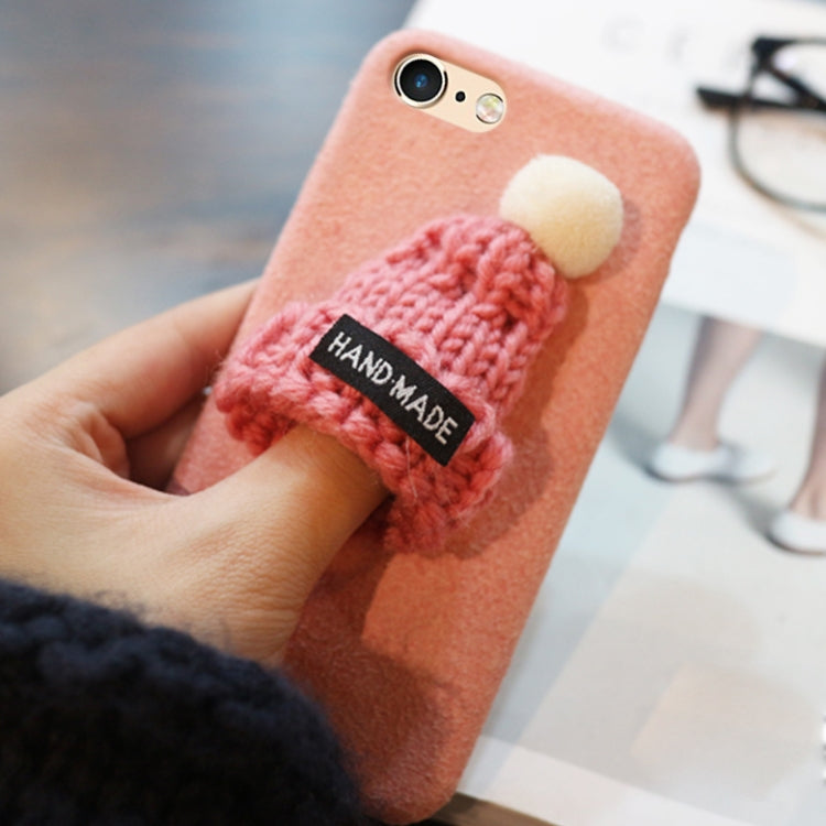 For iPhone 6 Plus & 6s Plus Christmas Series Handmade Christmas Hat Protective Back Cover Case