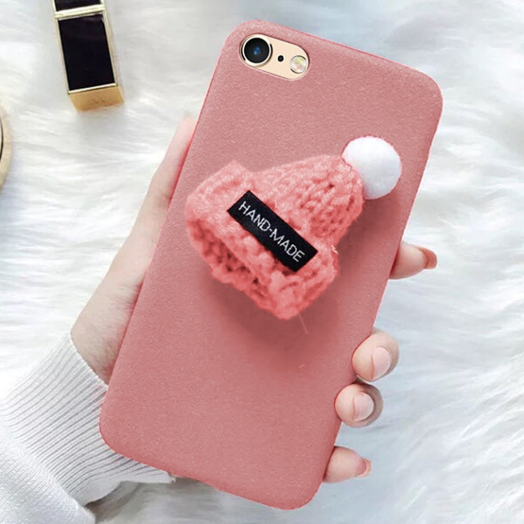 For iPhone 6 Plus & 6s Plus Christmas Series Handmade Christmas Hat Protective Back Cover Case