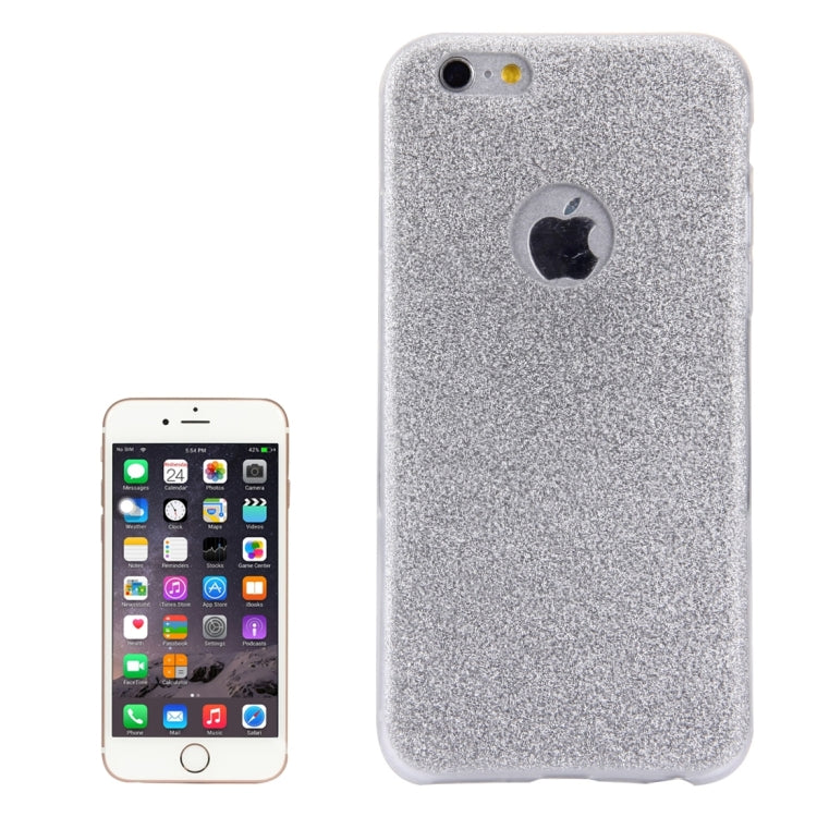 For iPhone 6 Plus & 6s Plus Glitter Powder Soft TPU Protective Cover Case