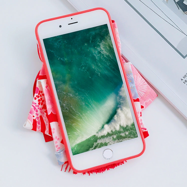 For iPhone 6 Plus & 6s Plus Creative Bell Butterfly Knot Soft TPU Protective Back Cover Case