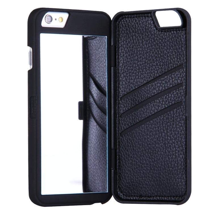 For iPhone 6 Plus & 6s Plus Back Cover Style Mirror Hard Case with Card Slot