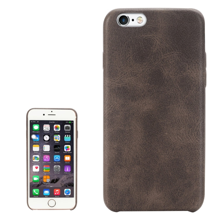 For iPhone 6 Plus & 6s Plus Crazy Horse Texture Protective Back Case