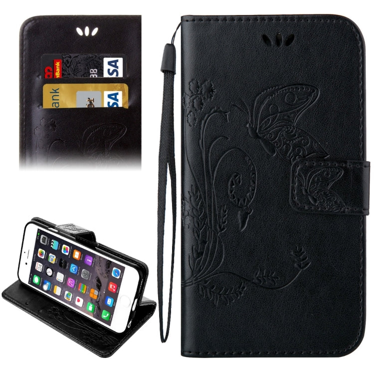 For iPhone 6 Plus & 6s Plus Crazy Horse Texture Printing Horizontal Flip Leather Case with Holder & Card Slots & Wallet & Lanyard