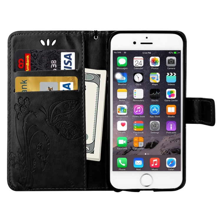For iPhone 6 Plus & 6s Plus Crazy Horse Texture Printing Horizontal Flip Leather Case with Holder & Card Slots & Wallet & Lanyard