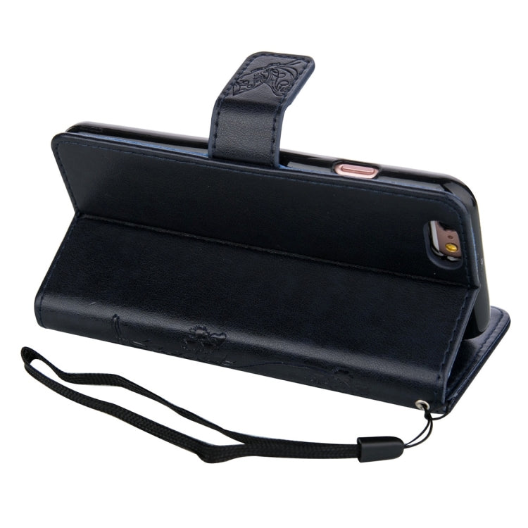 For iPhone 6 Plus & 6s Plus Crazy Horse Texture Printing Horizontal Flip Leather Case with Holder & Card Slots & Wallet & Lanyard