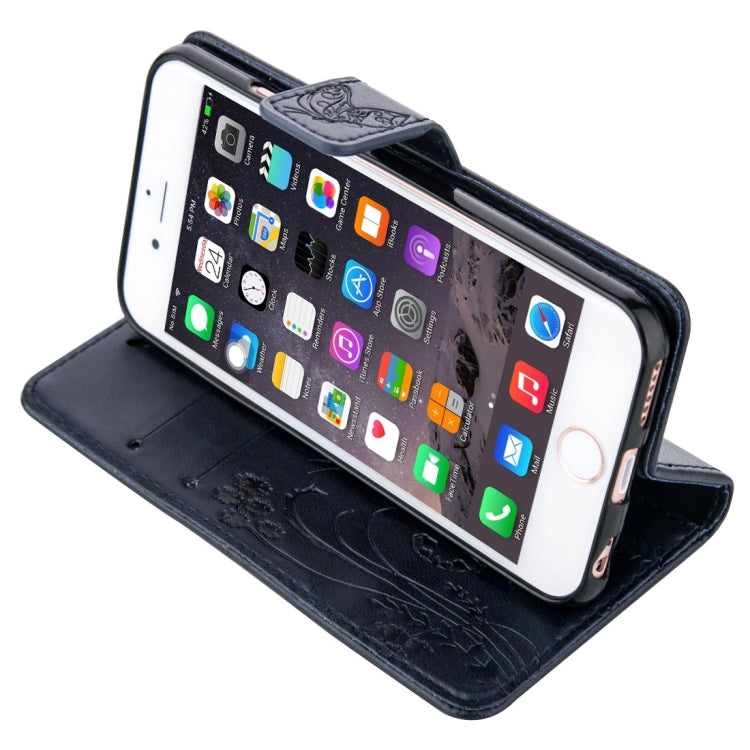 For iPhone 6 Plus & 6s Plus Crazy Horse Texture Printing Horizontal Flip Leather Case with Holder & Card Slots & Wallet & Lanyard