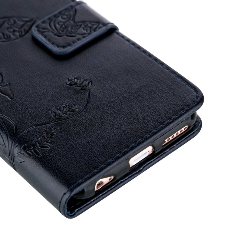For iPhone 6 Plus & 6s Plus Crazy Horse Texture Printing Horizontal Flip Leather Case with Holder & Card Slots & Wallet & Lanyard