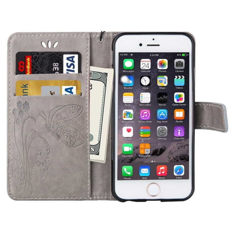 For iPhone 6 Plus & 6s Plus Crazy Horse Texture Printing Horizontal Flip Leather Case with Holder & Card Slots & Wallet & Lanyard