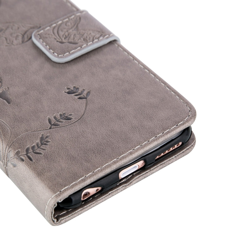 For iPhone 6 Plus & 6s Plus Crazy Horse Texture Printing Horizontal Flip Leather Case with Holder & Card Slots & Wallet & Lanyard