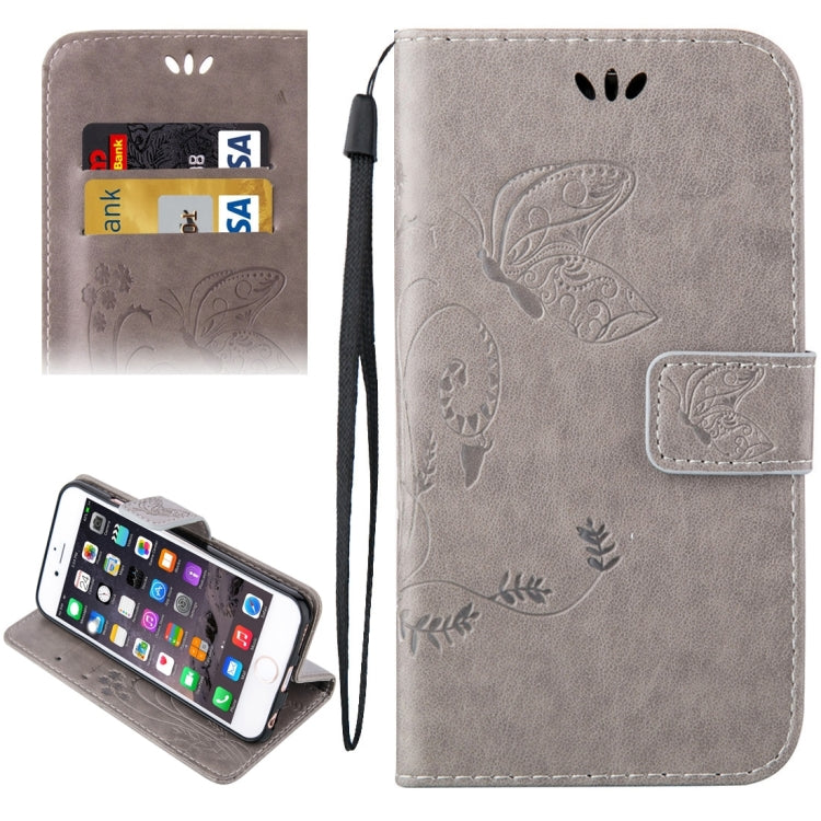 For iPhone 6 Plus & 6s Plus Crazy Horse Texture Printing Horizontal Flip Leather Case with Holder & Card Slots & Wallet & Lanyard