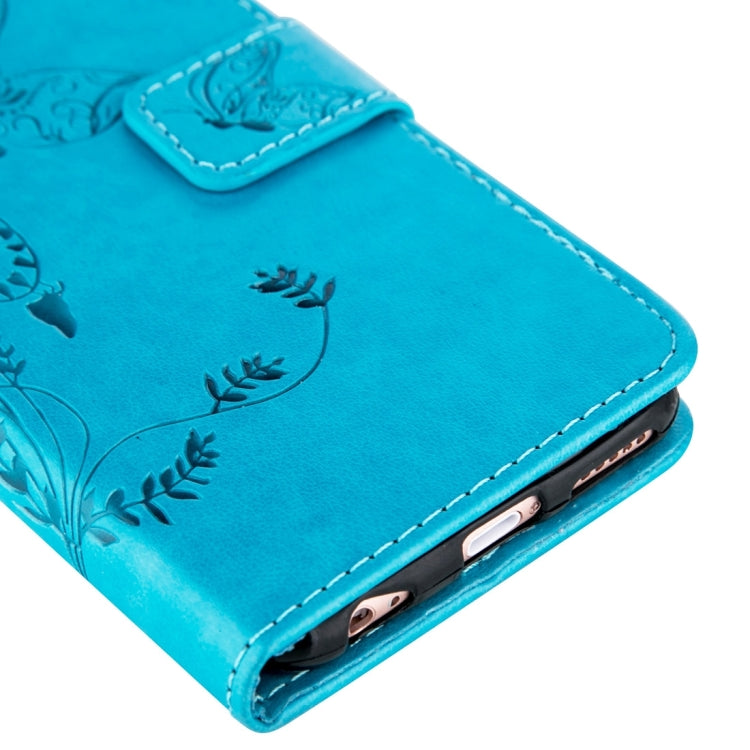For iPhone 6 Plus & 6s Plus Crazy Horse Texture Printing Horizontal Flip Leather Case with Holder & Card Slots & Wallet & Lanyard