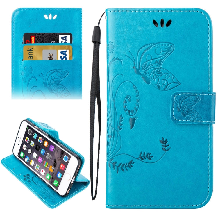 For iPhone 6 Plus & 6s Plus Crazy Horse Texture Printing Horizontal Flip Leather Case with Holder & Card Slots & Wallet & Lanyard