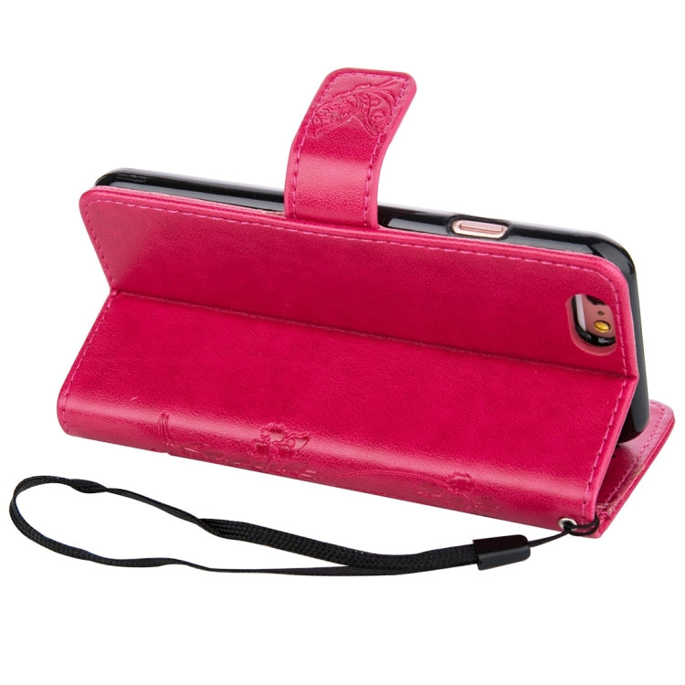 For iPhone 6 Plus & 6s Plus Crazy Horse Texture Printing Horizontal Flip Leather Case with Holder & Card Slots & Wallet & Lanyard