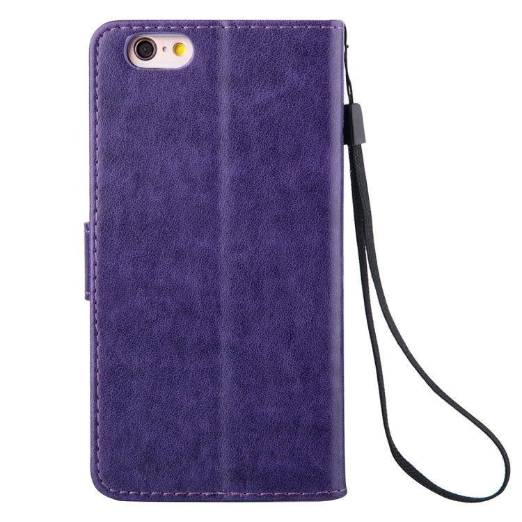 For iPhone 6 Plus & 6s Plus Crazy Horse Texture Printing Horizontal Flip Leather Case with Holder & Card Slots & Wallet & Lanyard
