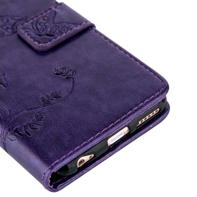 For iPhone 6 Plus & 6s Plus Crazy Horse Texture Printing Horizontal Flip Leather Case with Holder & Card Slots & Wallet & Lanyard