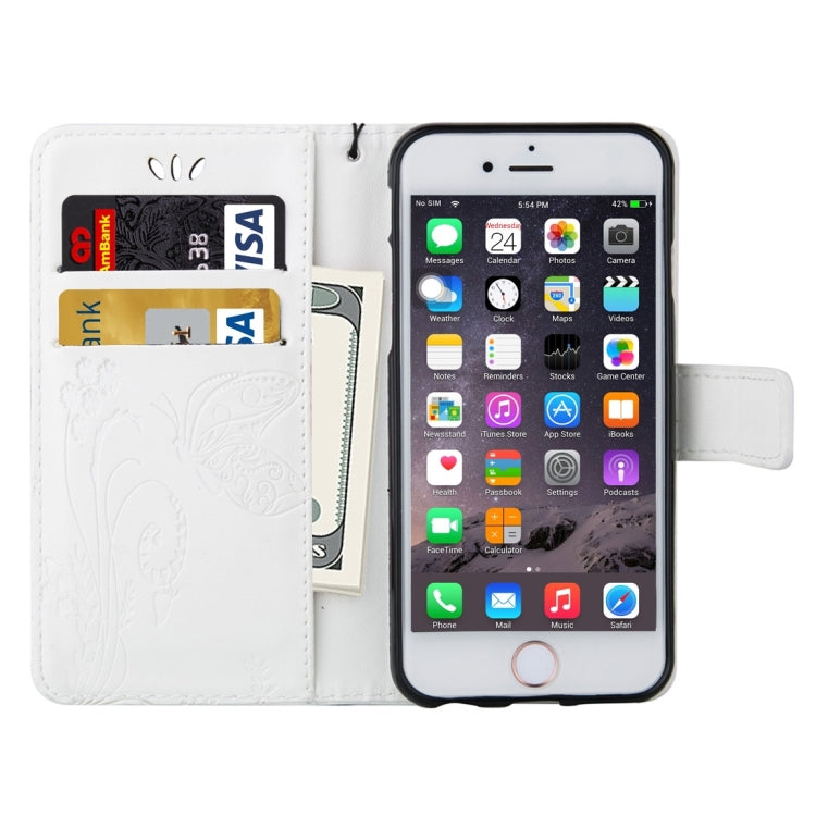 For iPhone 6 Plus & 6s Plus Crazy Horse Texture Printing Horizontal Flip Leather Case with Holder & Card Slots & Wallet & Lanyard