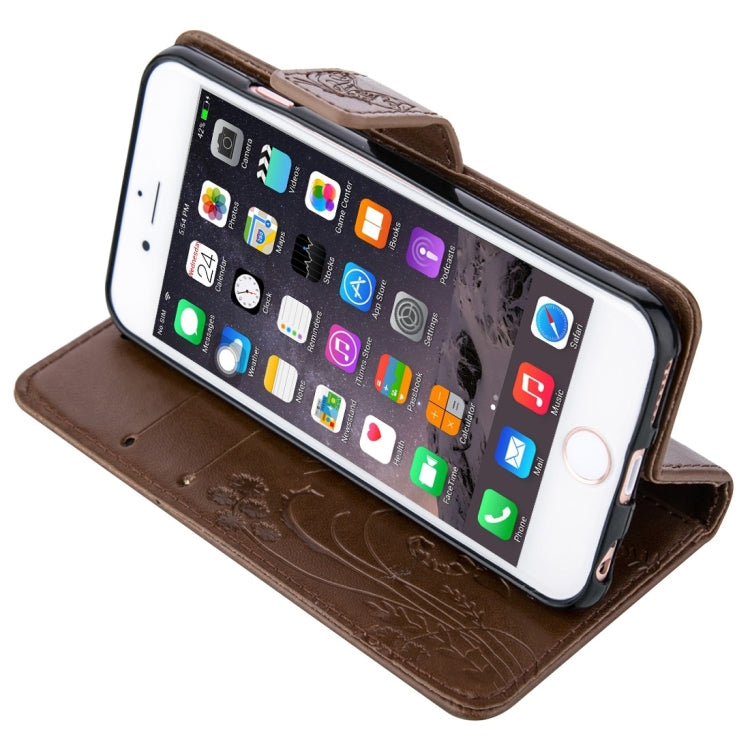 For iPhone 6 Plus & 6s Plus Crazy Horse Texture Printing Horizontal Flip Leather Case with Holder & Card Slots & Wallet & Lanyard