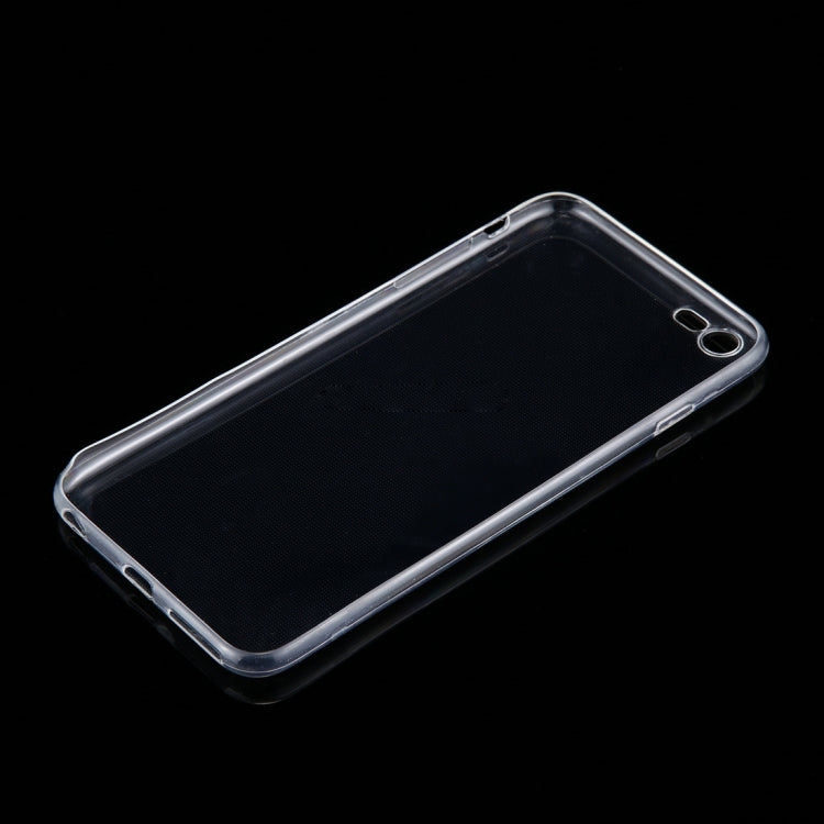 50 PCS for iPhone 6 Plus & 6s Plus 0.75mm Ultra-thin Transparent TPU Protective Case