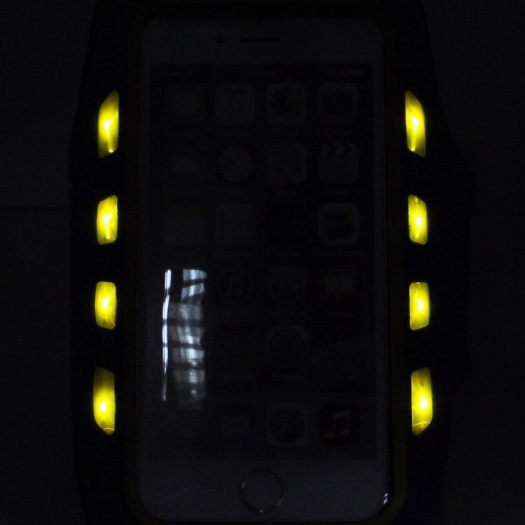 For iPhone 6 Plus & 6s Plus Single Buckle Sport Armband Case with LED