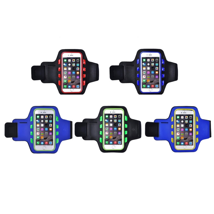 For iPhone 6 Plus & 6s Plus Single Buckle Sport Armband Case with LED
