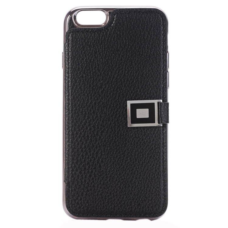 For iPhone 6 Plus & 6s Plus Litchi Texture Horizontal Flip Leather Case with Holder & Card Slots