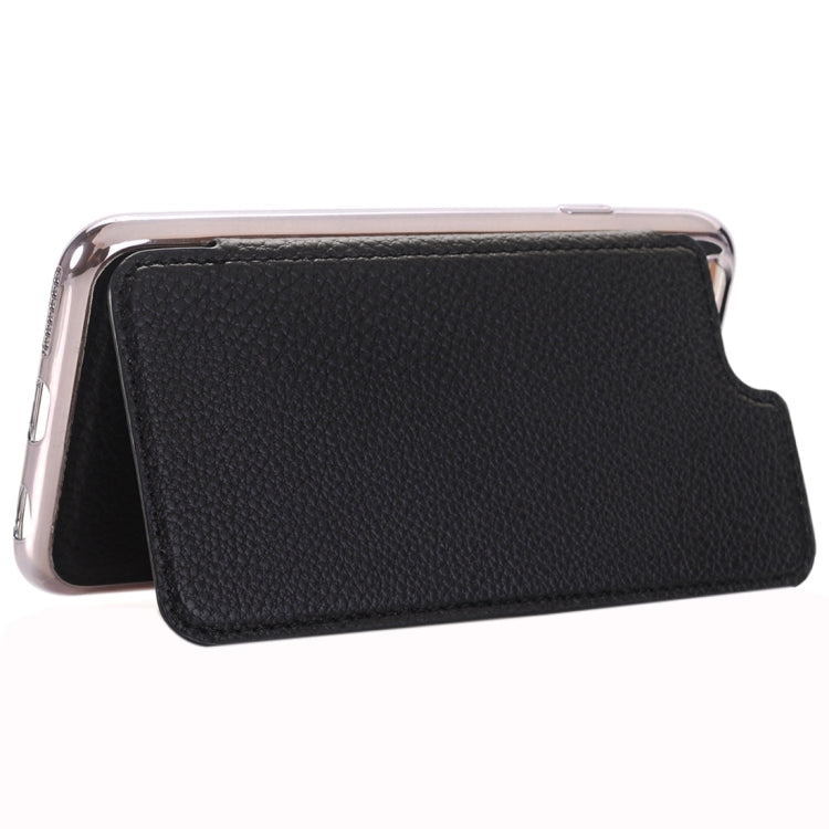 For iPhone 6 Plus & 6s Plus Litchi Texture Horizontal Flip Leather Case with Holder & Card Slots