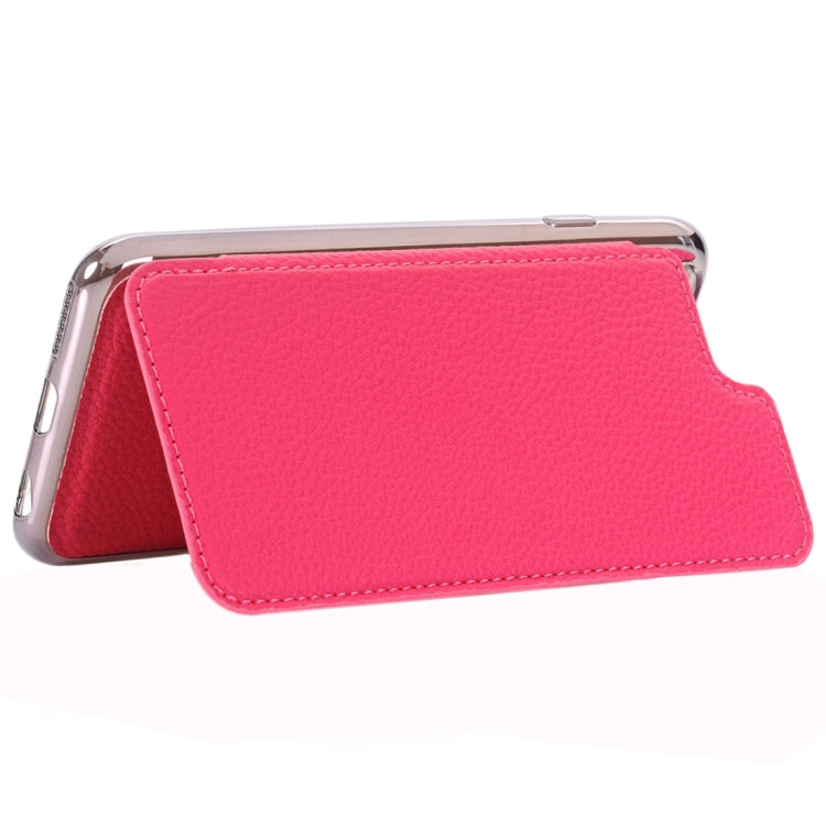For iPhone 6 Plus & 6s Plus Litchi Texture Horizontal Flip Leather Case with Holder & Card Slots