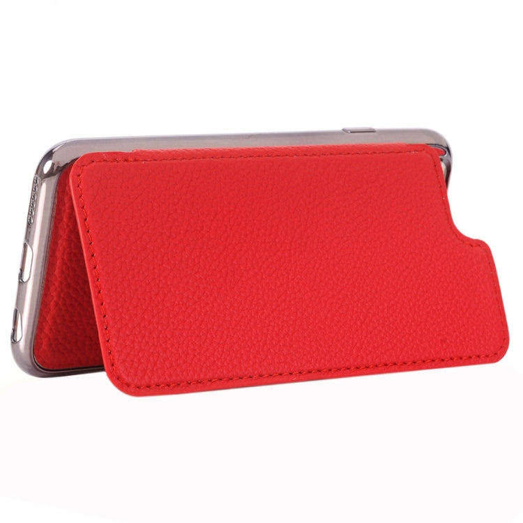 For iPhone 6 Plus & 6s Plus Litchi Texture Horizontal Flip Leather Case with Holder & Card Slots