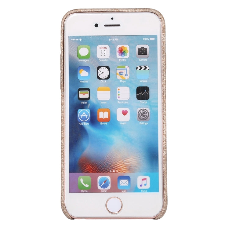 For iPhone 6 Plus & 6s Plus Ultra-thin Stone Texture PU Leather Back Cover Case