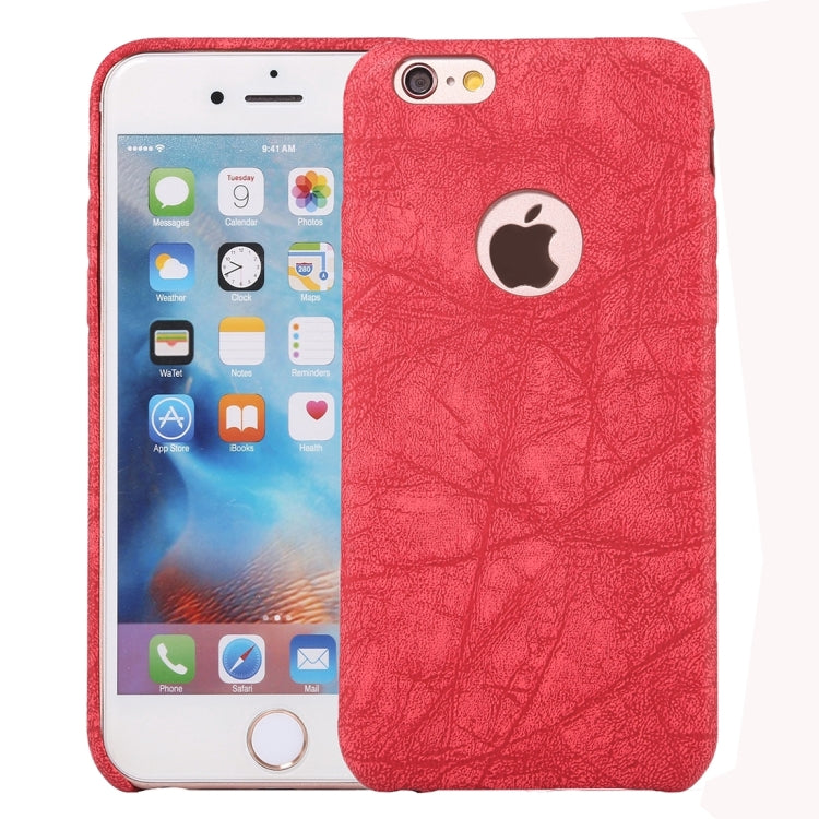 For iPhone 6 Plus & 6s Plus Ultra-thin Stone Texture PU Leather Back Cover Case