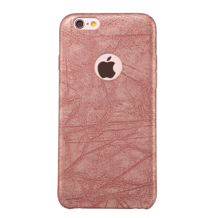 For iPhone 6 Plus & 6s Plus Ultra-thin Stone Texture PU Leather Back Cover Case