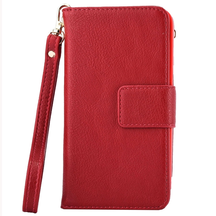 For iPhone 6 Plus & 6s Plus Business Wallet Style Horizontal Flip Leather Case with Photo Frame & Holder & Card Slots & Lanyard
