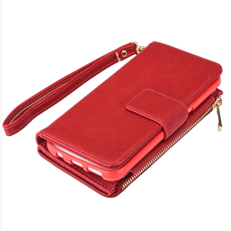 For iPhone 6 Plus & 6s Plus Business Wallet Style Horizontal Flip Leather Case with Photo Frame & Holder & Card Slots & Lanyard