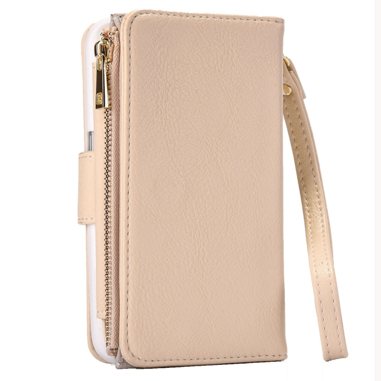 For iPhone 6 Plus & 6s Plus Business Wallet Style Horizontal Flip Leather Case with Photo Frame & Holder & Card Slots & Lanyard