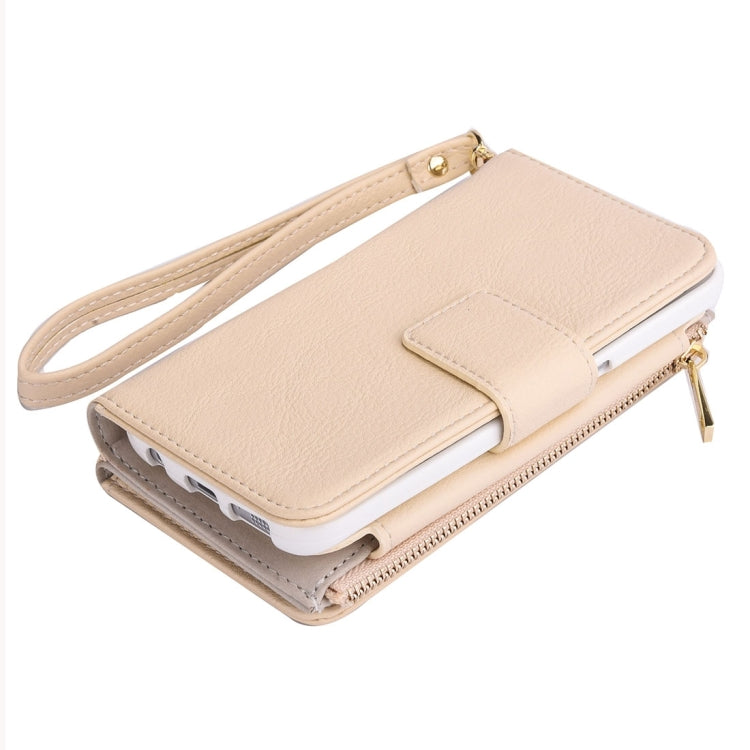 For iPhone 6 Plus & 6s Plus Business Wallet Style Horizontal Flip Leather Case with Photo Frame & Holder & Card Slots & Lanyard