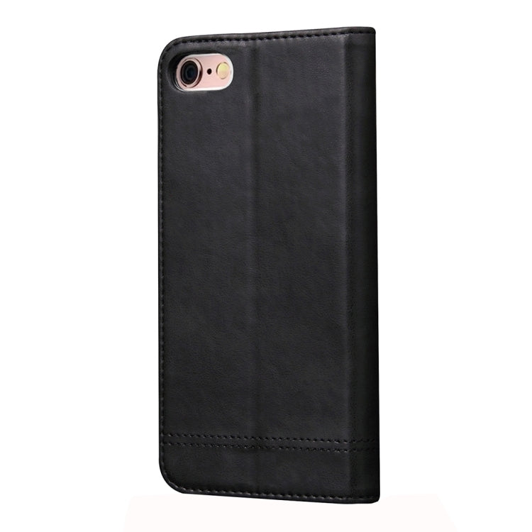 For iPhone 6 Plus & 6s Plus Retro Crazy Horse Texture Magnetic Adsorption Horizontal Flip Leather Case with Card Slot & Holder & Wallet